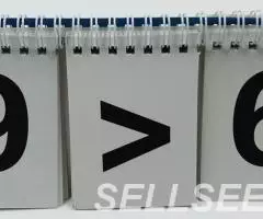 Перекидное табло для устного счета ламинированное - 2