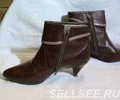 24,5 размер маломерки полусапоги натуральная кожа деми - 2