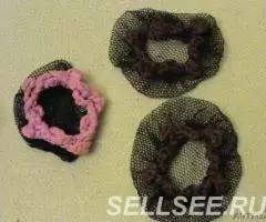 сеточки для волос, для пучка. 4 штуки - 2