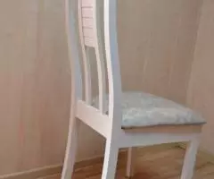 Стул из массива дерева Бук белая патина - 2