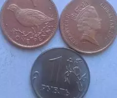 О-в Гибралтар. Куропатка-1 пенни, 1996,2000 - 2