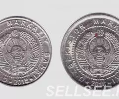 100 и 200 сум 2018 года Узбекистан - 2