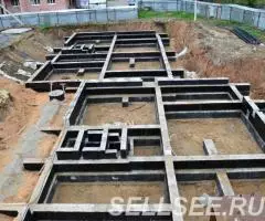 Строительство фундамента. - 2