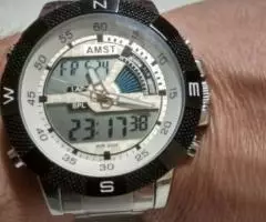 Оригинальные мужские часы с металлическим браслетом - 2