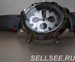 Большие часы AMST-3022 с кожаным ремешком - 3