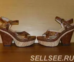 Босоножки, совсем немного б у, фирма Elisobeth. Р. 36 - 2