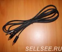 Кабель Klotz 2 RCA - мини джек 1,5 метра новый - 4