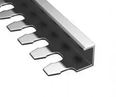 Т, П, Г, С, Z-образный латунный профиль хромированный - 2