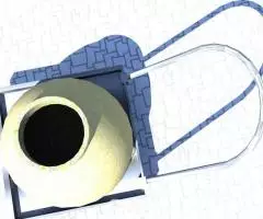 Изготавливаем тандыр на колесах. - 4