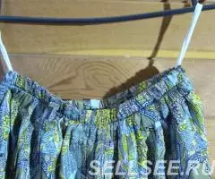 юбка шорты. Шёлк с полиэстром. - 3