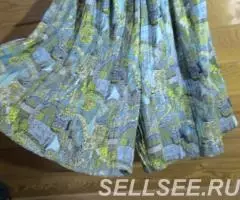 юбка шорты. Шёлк с полиэстром. - 4