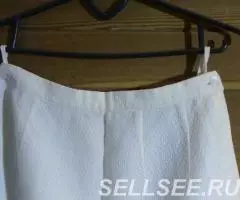 кремовая полушерстяная юбка - 3