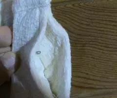 кремовая полушерстяная юбка - 4