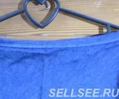 длинная юбка джинсовая, хлопок. - 2