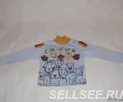 новый джемпер, толстовка, внутри начес 86 см рост - 3