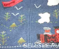 Новая кофта на 3 года 98 см рост 90 шерсть Турция - 2