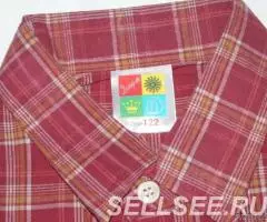 новая рубашка хлопокТайланд рост 122 см. На 7 лет - 3