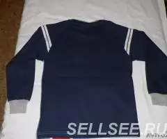 новый джемпер, толстовка 100 хлопок 122 рост - 4