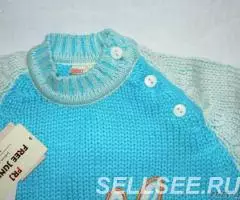 Свитер 86-92 см рост 30 шерсть Турция новый - 2