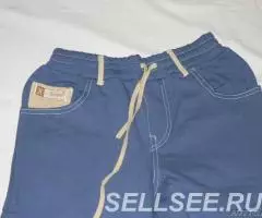 новые трикотажные брюки 134 см рост на 9 лет - 2