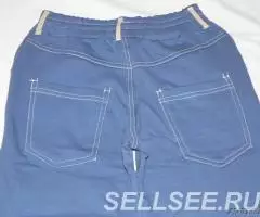 новые трикотажные брюки 134 см рост на 9 лет - 4