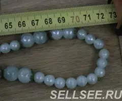 бусы белые и бирюзовыеЧешская бижутерия времен СССР. - 4