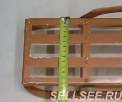 Металлические санки кукле игрушка СССР - 4