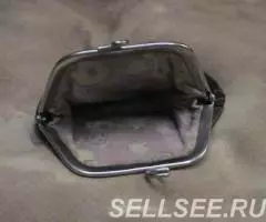 Кошелек СССР кожаный б у - 2