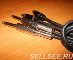 Кабель Klotz 2 джека моно - 2 тюльпана - 1,5 метра - 3