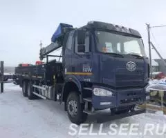 FAW CA 3250, J6P, 6х4 с КМУ HIAB 190TM-6