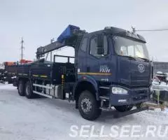 FAW CA 3250, J6P, 6х4 с КМУ HIAB 190TM-6 - 2