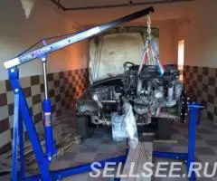 кран гаражный гидравлический кран -гусек - 3