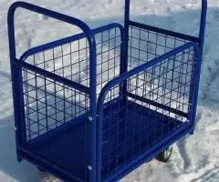 Тележка с бортами для магазина - 2