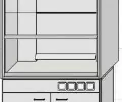 Шкаф вытяжной ШВ-201КГОТ лабораторный химический - 4