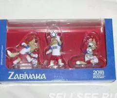 Zabivaka FIFA-2018 три фигурки в подарочной коробке - 2