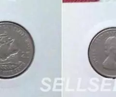 Восточные Карибы. Парусник - 25 ц. , 1989,94,96,97, 2007 - 2