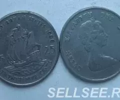 Восточные Карибы. Парусник - 25 ц. , 1989,94,96,97, 2007 - 3