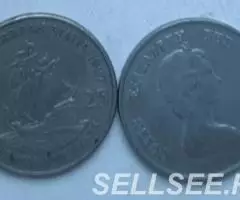 Восточные Карибы. Парусник - 25 ц. , 1989,94,96,97, 2007 - 4