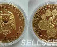 Австралия и Германия. Памятные медали позолоченные - 2
