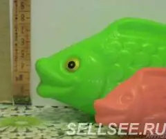 3 пластмассовые рыбки для ваной СССР Польша - 3