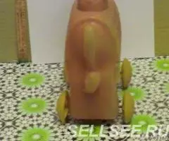 верблюд пластмассовая каталка СССР - 3