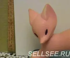 лисичка каталка пластмассовая СССР - 2