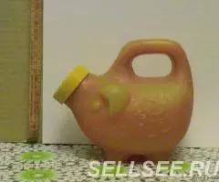 лейка свинья пластмассовая игрушка СССР - 3