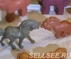 лошадка пластмассовая игрушка СССР - 3