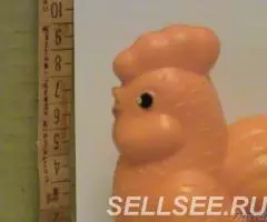 9 см петушок пластмассовый СССР - 2