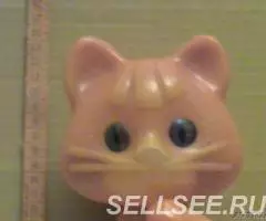 кот 23 см игрушка СССР пластмассовая - 2