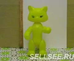 жёлтый кот пластмасовый СССР - 2