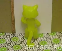 жёлтый кот пластмасовый СССР - 4