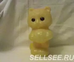 кот с мячиком пластмассовая игрушка СССР - 3