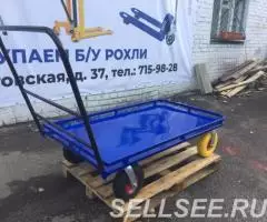 Тележка платформенная с бортиком окантовкой - 2